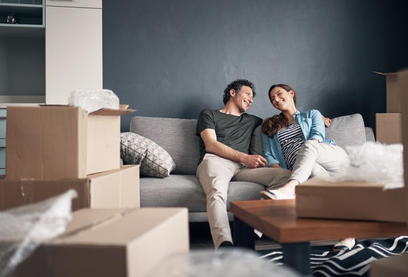 couple qui va déménager